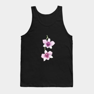 Watercolor Orchids Tank Top